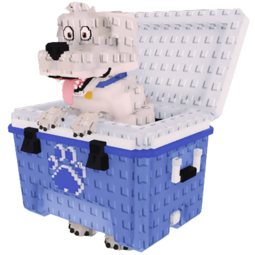 リラックスした子犬